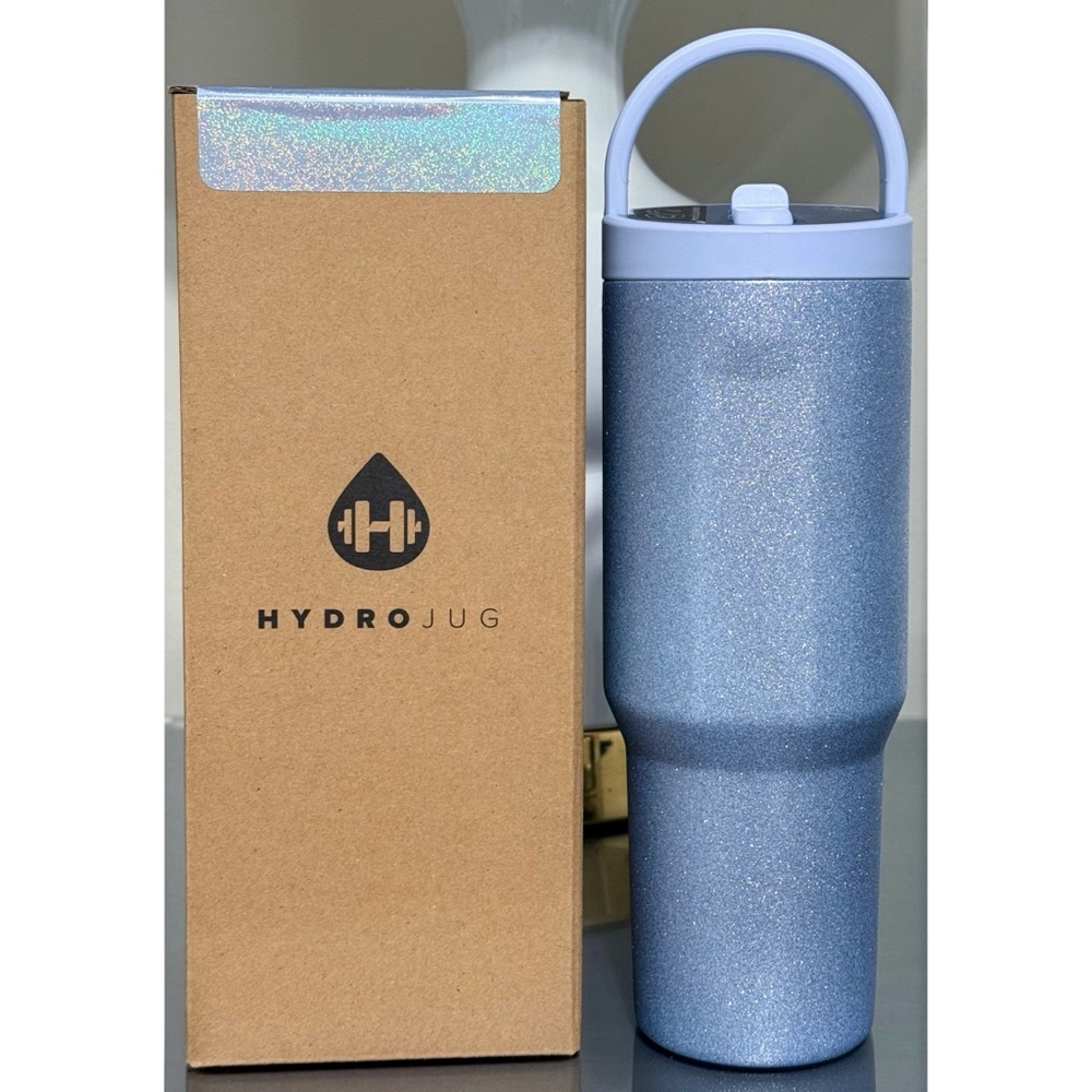 HydroJug 32oz Sport Water Bottle, ICE‎ BLUE